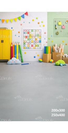Tło fotograficzne „Kolorowa przestrzeń edukacyjna z cyframi” | 3964